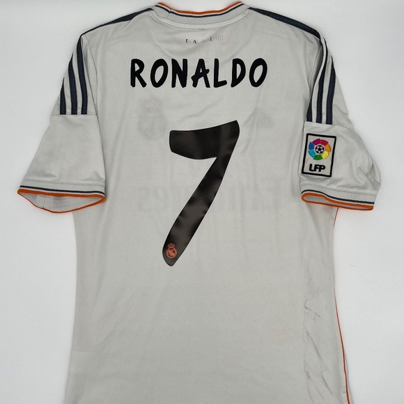 Cristiano Ronaldo #7 Real Madrid 2013/2014 Home ORIGINAL Adidas Soccer Jersey M - Picture 1 of 11